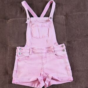 Cat & Jack Pink Stretch Overalls